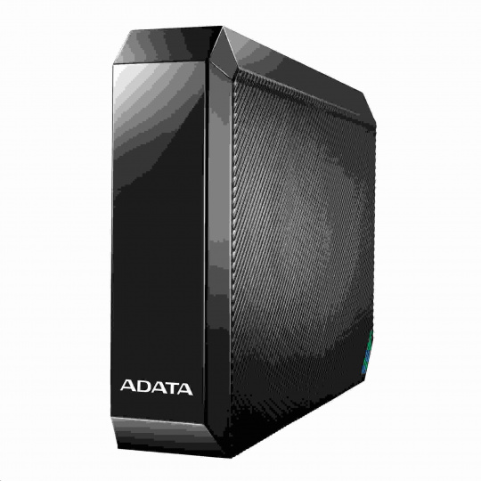 Externý pevný disk ADATA 6 TB 3.5" USB 3.2 HM800, podpora TV, šifrovanie AES, čierna