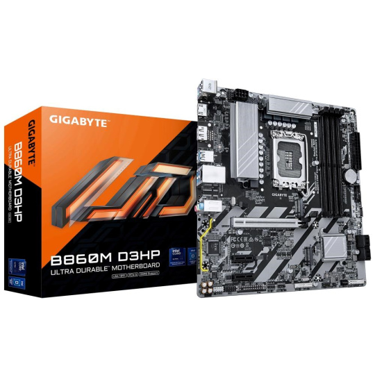 GIGABYTE MB Sc LGA1851 B860M D3HP, Intel B860, 4xDDR5, 1xDP, 1xHDMI, mATX