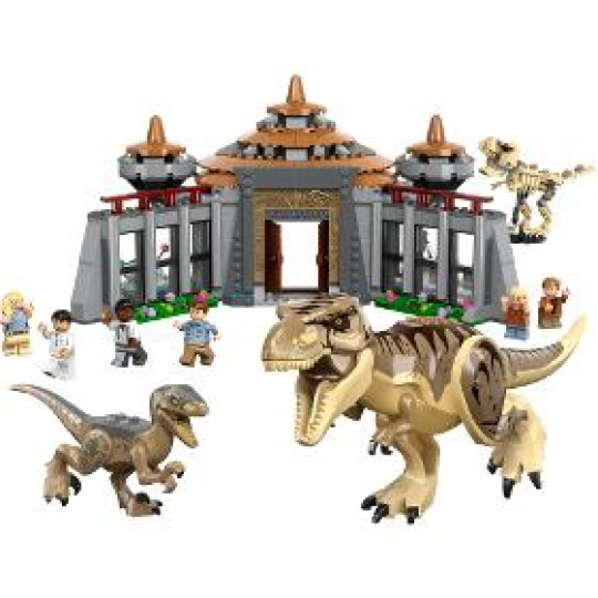 LEGO Jurský svet Stredisko pre návštevníkov: útok T-rexa