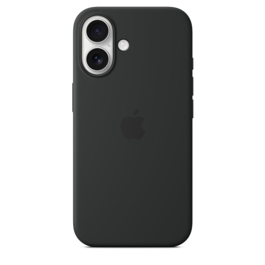APPLE iPhone 16 Silicone Case with MagSafe - Black