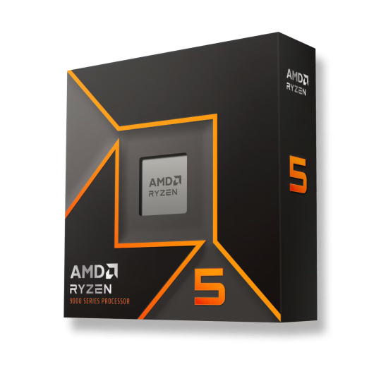 CPU AMD RYZEN 5 9600, 6-core, 3.8GHz, 38MB cache, 65W, AMD Radeon Graphics, socket AM5, Chladič v balení, BOX