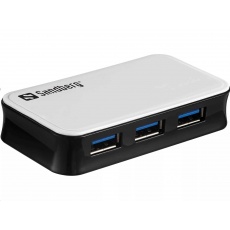 Sandberg USB 3.0 HUB, porty 4, stříbrná Sandberg USB 3.0 HUB, porty 4, stříbrná