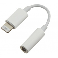 PREMIUMCORD Redukčný audio kábel Apple Lightning na 3.5 mm stereo jack/female, biely PREMIUMCORD Redukčný audio kábel Apple Lightning na 3.5 mm stereo jack/female, biely