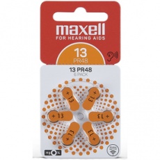 Batéria AZ13/PR48 batérie zink. 6ks MAXELL Batéria AZ13/PR48 batérie zink. 6ks MAXELL