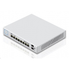 UBNT UniFi Switch US-8-150W [8xGigabit, 150W PoE+ 802.3at/af, pasívne PoE 24V, 2xSFP slot, neblokovaný 10Gbps]