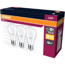 Žiarovka LED Cla. A 60 8.5W/2700K E27 3pack OSRAM