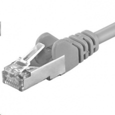 PREMIUMCORD Patch kábel CAT6a S-FTP, RJ45-RJ45, AWG 26/7 15m sivý PREMIUMCORD Patch kábel CAT6a S-FTP, RJ45-RJ45, AWG 26/7 15m sivý