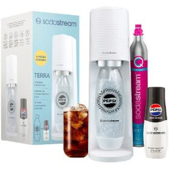 Výrobník sódy TERRA white pepsi zero Mpack SODASTREAM