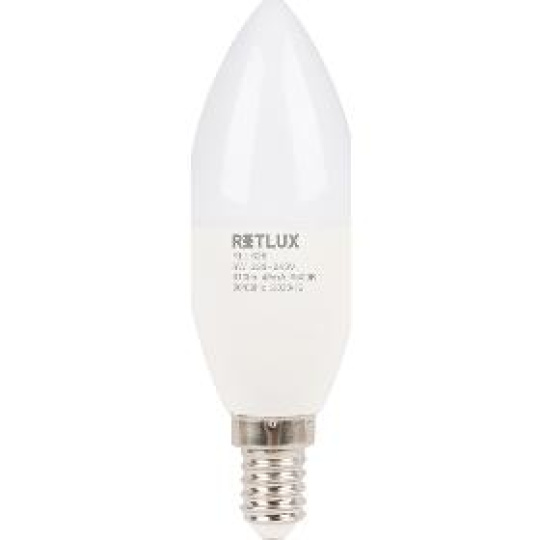 LED Candle RLL 628 C37 E14 candle 6W DL D RETLUX