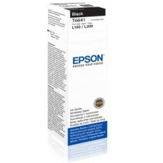 Čierny atrament EPSON T6641 Nádobka s čiernym atramentom 70 ml pre L100/L200/L550/L1300/L355/365