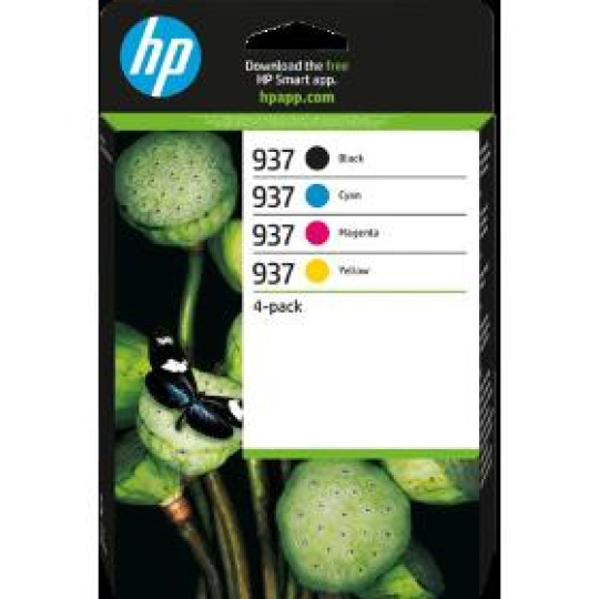 Cartridge 937 CMYK Ink Cartridge 4-Pack HP