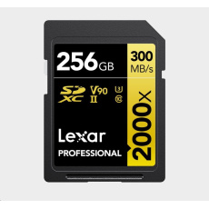 Lexar SDXC Pro 2000X UHS-II U3 R300/W260 (V90) 256GB