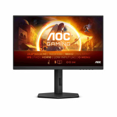 AOC MT IPS LCD WLED 23,8" 24G4X - IPS panel, 180Hz, 0,5ms, 1920x1080, 2xHDMI, DP, repro, pivot