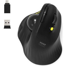 PC myš Bezdrôtová ergonomická myš USB-A/C BLACK