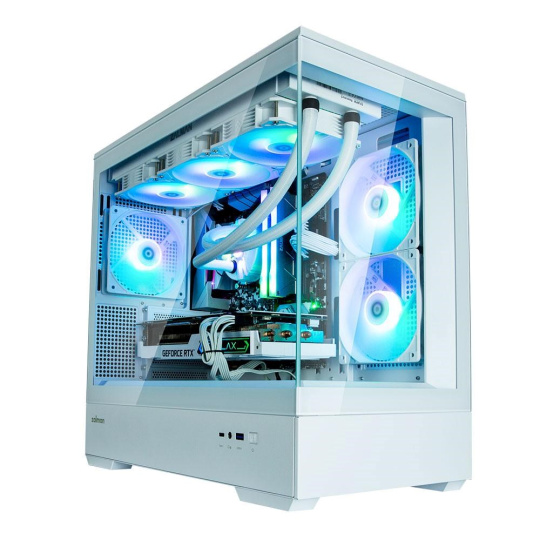 ZALMAN case P30, Mini Tower, mATX, 1xUSB 3.0, 1xUSB-C, 3x 120mm ARGB Fan, bílá