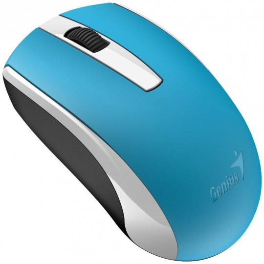 Myš GENIUS ECO-8100/ 1600 dpi/ dobíjacia/ bezdrôtová/ modrá