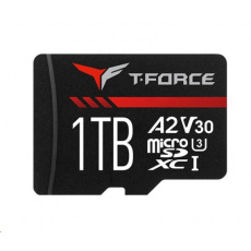 TEAM MicroSDXC karta 1TB Gaming A2 CARD UHS-I U3 V30 A2+ SD adapter