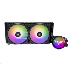T-FORCE vodní chladič CPU SIREN GD240E, ARGB, černá T-FORCE vodní chladič CPU SIREN GD240E, ARGB, černá