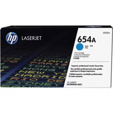 HP 654A Cyan LJ Toner Cart, CF331A (15,000 pages)