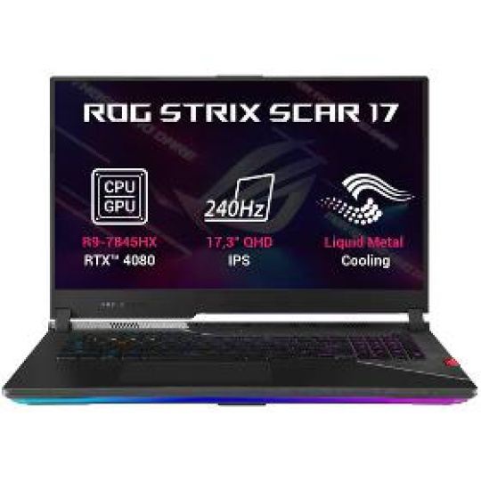 Herný notebook ROG Strix SCAR 17,3 R9 32/1T RTX4080 BK