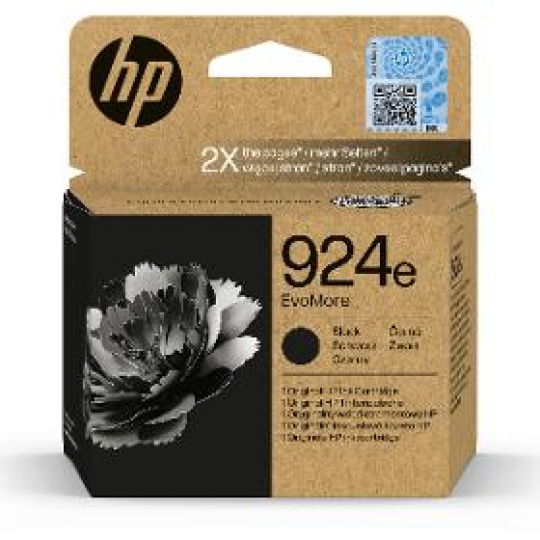 Cartridge 4K0V0NE barevný INK No.924e black HP