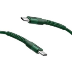Kábel k telefónu Zelený 2x TypeC 60W 1M 3A kábel Mobilnet