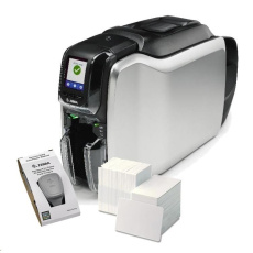Zebra ZC300, 12 bodov/mm (300 dpi), USB, Ethernet, displej, CardStudio Zebra ZC300, 12 bodov/mm (300 dpi), USB, Ethernet, displej, CardStudio