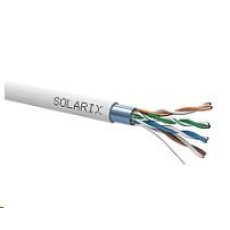BAZAR - Instalační kabel Solarix FTP, Cat5E, drát, PVC, box 305m SXKD-5E-FTP-PVC - poškozený obal