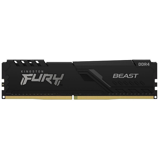 BAZAR KINGSTON DIMM DDR4 16GB 3200MT/s CL16 FURY Beast Černá (ROZBALENO)