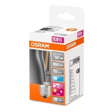 OSRAM LED STAR+ CL A Daylight Sensor Filament 6,5W 840 E27 806lm 4000K (CRI 80) 15000h A+ (Krabička 1ks) OSRAM LED STAR+ CL A Daylight Sensor Filament 6,5W 840 E27 806lm 4000K (CRI 80) 15000h A+ (Krabička 1ks)