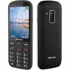 Mobilný telefón Halo 18 Senior tlačidlový čierny CPA Mobilný telefón Halo 18 Senior tlačidlový čierny CPA