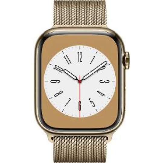 Hodinky GPS Watch S8 Cell GPS 45 Gold Steel Milan.