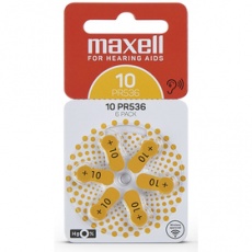 Batéria AZ10/PR536 batérie zink. 6ks MAXELL Batéria AZ10/PR536 batérie zink. 6ks MAXELL