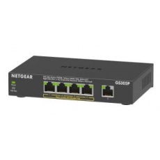 Netgear GS305Pv2 Gigabitový prepínač 5 portov, 4 porty sú PoE, rozpočet PoE 63W Netgear GS305Pv2 Gigabitový prepínač 5 portov, 4 porty sú PoE, rozpočet PoE 63W