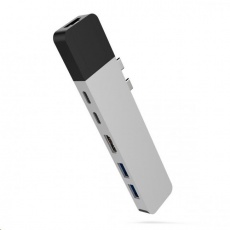 Rozbočovač HyperDrive NET pre USB-C pre MacBook Pro - strieborný