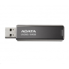 ADATA Flash Disk 16GB UV260, USB 3.2 Gen1, Kovový ,černá ADATA Flash Disk 16GB UV260, USB 3.2 Gen1, Kovový ,černá