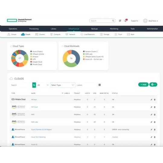 HPE Morpheus Enterprise Software per Socket (15 WLE) 4-year 24x7 Support Extension/Renewal E-LTU HPE Morpheus Enterprise Software per Socket (15 WLE) 4-year 24x7 Support Extension/Renewal E-LTU