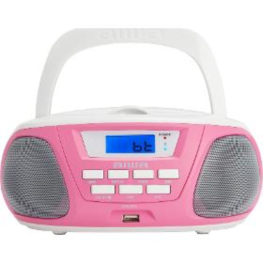 Rádio s CD BBTU-300PK Boombox CD/MP3/USB AIWA