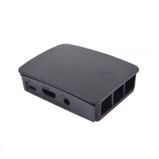 Raspberry Pi oficiální krabička pro Raspberry Pi 3B+, černá/šedá Raspberry Pi oficiální krabička pro Raspberry Pi 3B+, černá/šedá