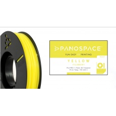 Typ FILAMENTU Panospace: PLA -- 1,75 mm, 750 gramov v roli - žltý