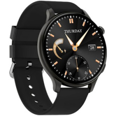 Smart hodinky Smart hodinky Heiloo HR+ black CARNEO
