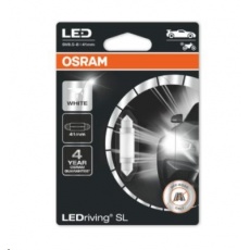 OSRAM autožárovka LEDriving® SL 12V 0,8W SV8.5-8 41mm 6000K studená bílá (Blistr 1ks) OSRAM autožárovka LEDriving® SL 12V 0,8W SV8.5-8 41mm 6000K studená bílá (Blistr 1ks)