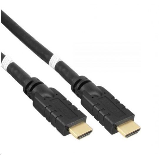 Kábel PREMIUMCORD Vysokorýchlostný HDMI kábel s Ether.4K@60Hz, so zosilňovačom, 25 m, 3x tienenie, M/M, pozlátené konektory