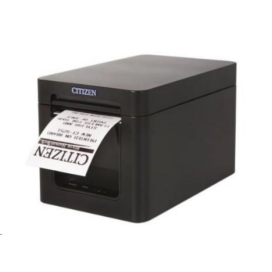 Občianska pokladničná termotlačiareň CT-E651, USB, BT, čierna