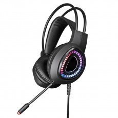OMEGA herní sluchátka VARR Gaming RGB Headset HI-FI Stereo, mic USB 7.1, black/černá OMEGA herní sluchátka VARR Gaming RGB Headset HI-FI Stereo, mic USB 7.1, black/černá