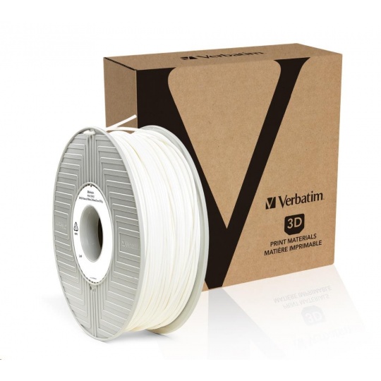 VERBATIM Filament pre 3D tlačiarne BVOH 2.85mm, 69m, 500g biela (malý kotúč)