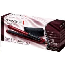 Remington S9600 žehlička na vlasy, rychlonahřívání, regulace teploty, automatické vypnutí, červená