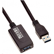 PremiumCord USB 3.0 opakovač a predlžovací kábel A/M-A/F 5m PremiumCord USB 3.0 opakovač a predlžovací kábel A/M-A/F 5m