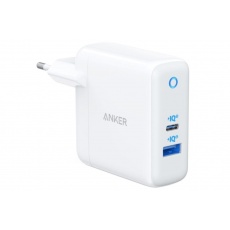 Anker PowerPort Atom III 45W, USB-C + 15W USB-A, Power IQ 3.0, biela
