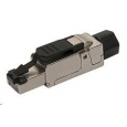 Solarix Priemyselný univerzálny konektor RJ45 CAT6 STP SXRJ45-6-STP-BK-SA